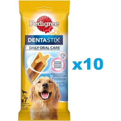 PEDIGREE DentaStix veľké plemená zubná maškrta pre psov 70 ks 10 x 270 g