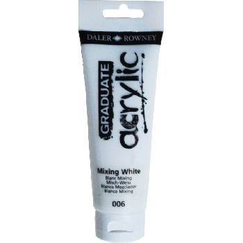 Image 1 of Daler-Rowney Graduate АКРИЛНА боя Mixing White 120 ml 1 бр (123120006)