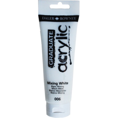 Daler-Rowney Graduate АКРИЛНА боя Mixing White 120 ml 1 бр (123120006)