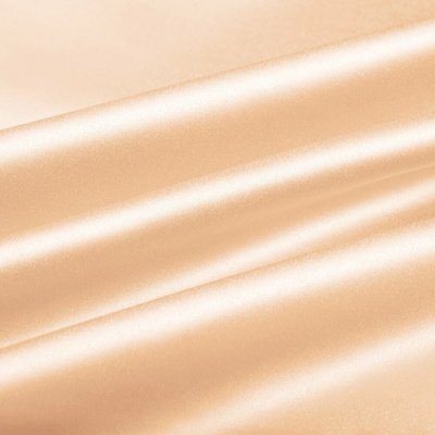 Látka polyesterový satén LUX-046 Béžová - šířka 150 cm