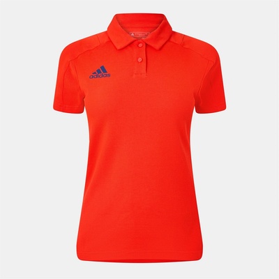 adidas Блуза с яка Adidas Women's Short-Sleeve Polo Shirt - Red