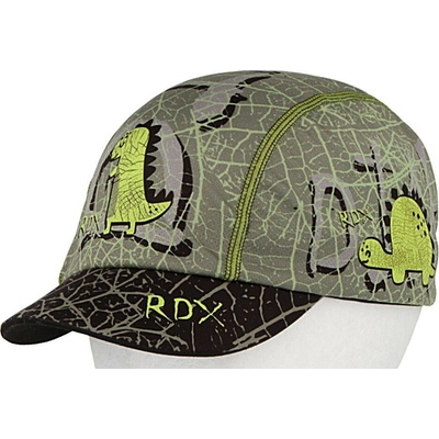RDX Kšiltovka s neoprenovým kšiltem UV filtrem Coolmax Dino zelená