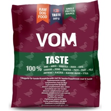 VOM og Hundemat Taste kachní mražené BARF krmivo nugety 0,56 kg