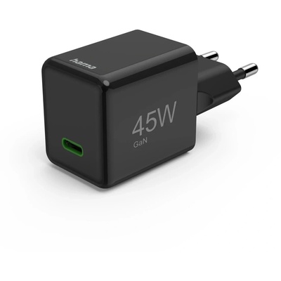 Hama 00201987 зарядно за мобилни устройства Ноутбук, Смартфон, Таблет Черен Променлив ток (AC) Бързо зареждане На закрито (00201987)