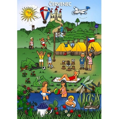 Červenec - tematický obraz