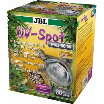 Jbl UV-Spot plus 80W - Спот лампа за терариум 3 в 1 - светлина, UV-B, топлина, 80 W