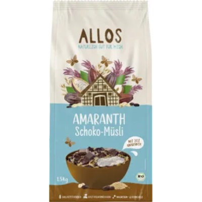 Allos Био амарант мюсли с шоколад - 1, 50 кг