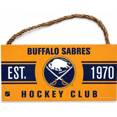 Wincraft Dřevěná Cedule Buffalo Sabres NHL Wood Sign With Rope