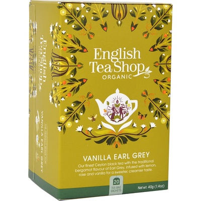 English Tea Shop BIO Earl Grey s vanilkou 20 vrecúšok