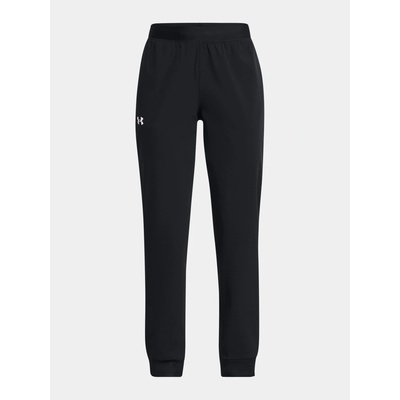 Under Armour dívčí tepláky G ARMOURSPORT WOVEN JOGGER 1384207 001 černá