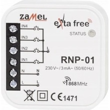 ! ZAMEL EXTA FREE 4-kanálový rádiový vysielač, RNP-01