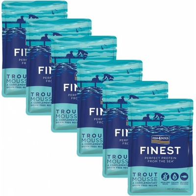 Fish4Dogs Adult Finest Trout Mousse 6 x 100 g
