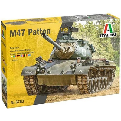 Italeri Model Kit tank 6447 M47 PATTON 33-6447 1:35