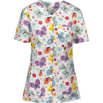 Image 1 of Работна туника с копчета carina | Цветя | Пеперуди (401564)