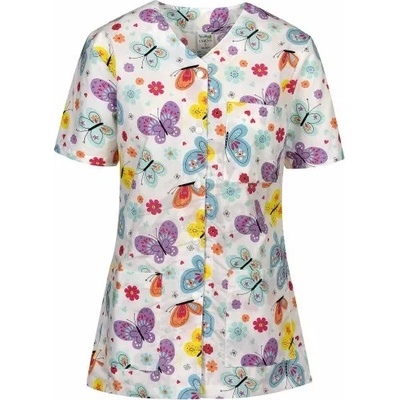 Работна туника с копчета carina | Цветя | Пеперуди (401564)