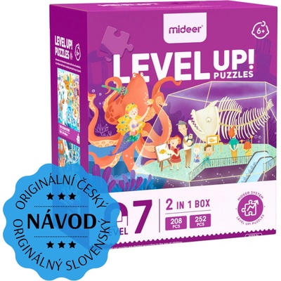 Mideer LEVEL UP! 07 Krásy mora 2v1 208 a 252 dielov