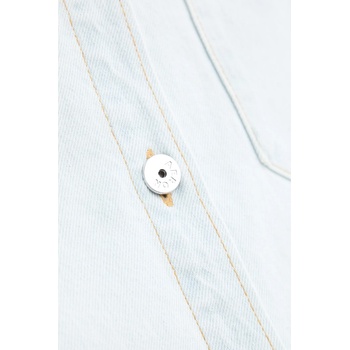 Aeron Дънкова риза aeron abbott дамска в синьо със свободна кройка с класическа яка sh193570 (sh193570)