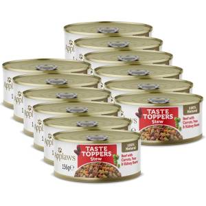Applaws Dog Taste Toppers Stew Говеждо яхния с моркови, грах и фасул 12 x 156 г