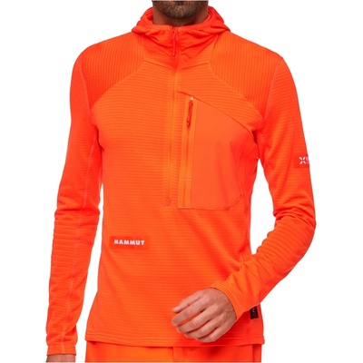 Mammut Мъжко поларено яке Mammut Eiger Nordwand Advanced First Layer Half Zip Fleece jacket - Eiger Orange - размер XL (005-6633-0314)