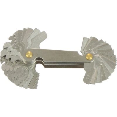 Condor měrky závitové metrické 0,25 - 6,0 mm Whitwort 4 - 62 G 52 plátků 100-01309