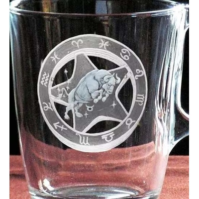 Rytiskla.cz DEKOR ZVĚROKRUH ZNAMENÍ BÝK 022.s MEDAILON ZODIAK 02