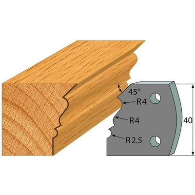 IGM Professional IGM Profil 107 - pár obmedzovačov 40x4mm SP F027-107