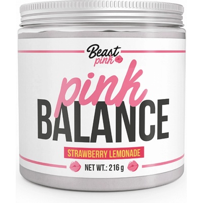 GymBeam Pink Balance - BeastPink 216 g jahodová limonáda