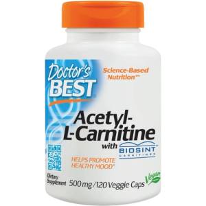Doctor's Best BEST Acetyl-L-Carnitine 500 mg [120 капсули]