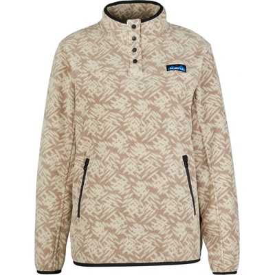 KAVU Дамски поларен пуловер KAVU Women's Cavanaugh Fleece jumper - Cross Hatch - размер XS (105-6718-0211)