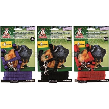 Karlie Flamingo nylonový postroj s vodítkem pro morčata 1,2 m