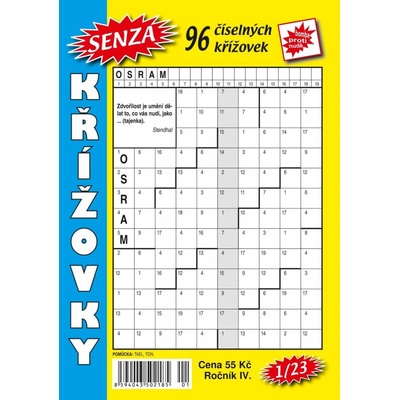 Senza číselné křížovky 1/2023