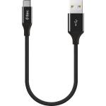 Ttec Кабел ttec AlumiCable Type C Charge / Data Cable, 2.0, 30 cm - Черен