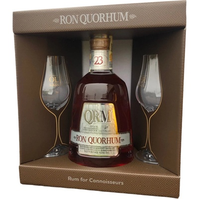 Quorhum 23 Sistema Solera 40% 0,7 l (dárkové balení 2 sklenice)
