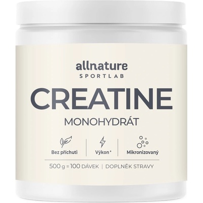 Allnature Sportlab Creatine monohydrát 500 g