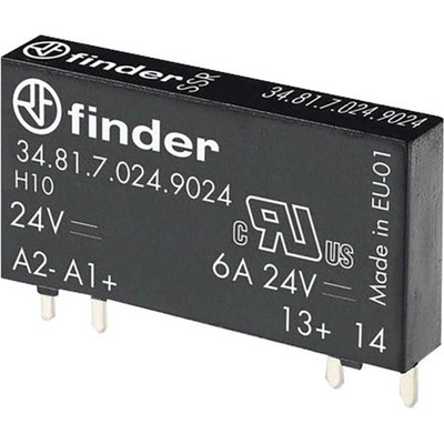 Finder polovodičové relé 34.81.7.060.9024 Spínací napětí (max.): 33 V/DC okamžité spínání 1 ks
