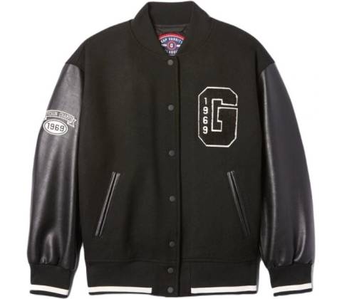 Gap Wool Varsity černá