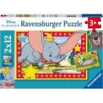 Ravensburger Disney Classics puzzle 2x12pcs