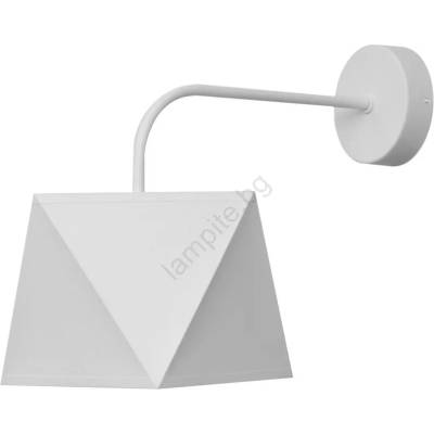 Helam Стенна лампа ADAMANT 1xE27/15W/230V бяла (HE0483)