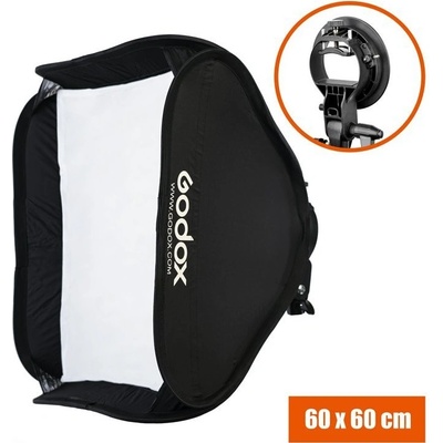 Godox Quick softbox 60x60 a držákem S2 pro externí blesk Godox SGUV6060 – Zboží Mobilmania