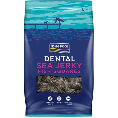 4DOGS FISH Pamlsky pre psov DENTAL SEA mořská ryba čtverečky 575 g