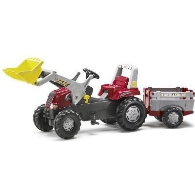Rolly Toys rollyJunior RT traktor s vlečkou a nakladačom