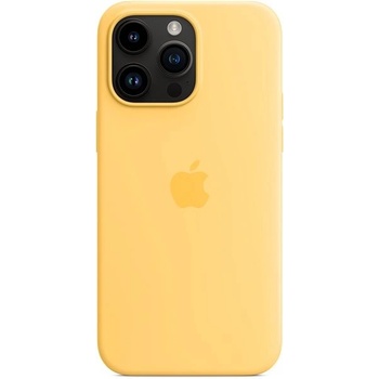 Apple Silicone Case s MagSafe pro iPhone 14 Pro Max - slunečně žlutý MPU03ZM/A