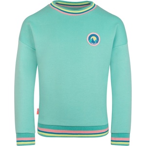 TROLLKIDS Детски пуловер Trollkids Girl's Senja Sweatshirt Jumper - Aqua Haze - размер 152 (EU) (704-4649-0118)