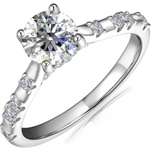 Royal Fashion stříbrný pozlacený prsten MR104