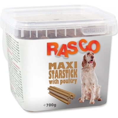 Rasco natural hvězda s drůbežím 9 cm 700 g