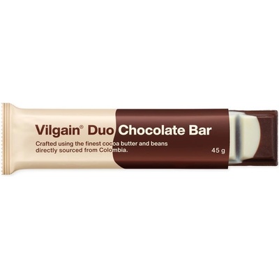 Vilgain Mléčná a bílá čokoláda 45 g