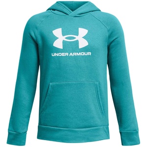 Under Armour Rival fleece bl hoodie тюркоазено, бяло xl (1379791-464)