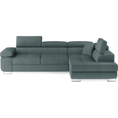 Eltap Син разтегателен ъглов диван с място за съхранение (десен ъгъл L форма) Anton - ELTAP (An_52)