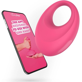 Image 1 of EasyConnect Vibrating Cockring Leo App-Controlled Pink