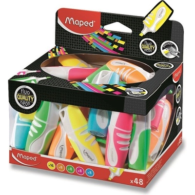 Maped Fluo Peps pocket 48 ks ve stojánku